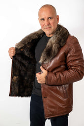Men's Coat Douglas with Wolf collar